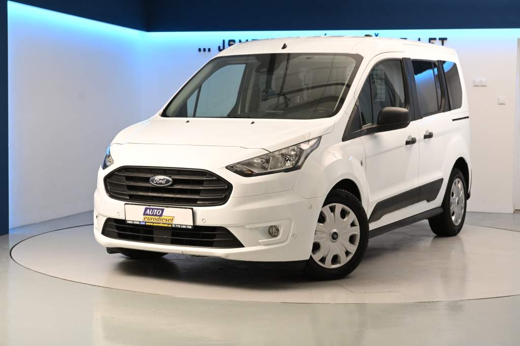 Transit Connect 1.5 220 L1 klima kamera Tažné ACC 5 Míst